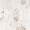 Luna White Marble Picket Mosaic Tile