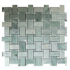 Ming Green Basket Weave Marble Mosaic Tile