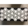 Bardiglio Thassos Hexagon Marble Tile Backsplash