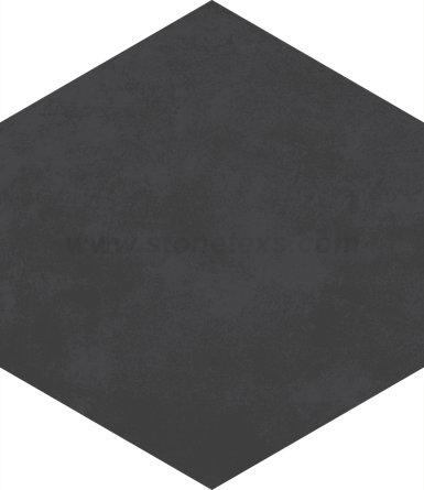 Honeycomb Hexagon Basalt Honed Floor Wall Tile