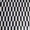 Thassos And Nero Black Marble Blends Metal Arrow Mosaic Tile