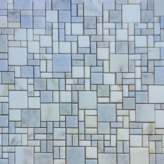 Blue Marble Mosaic Tile Xiamen Hibo Stone Supplier 6983