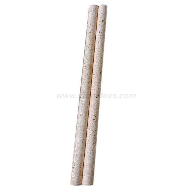 Beige Travertine 940mm Long Flute Trim Marble Tile