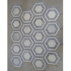 Fantastic Grey Marble Honeycomb Hexagon Mosaic