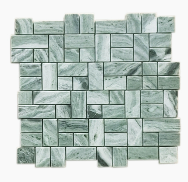 Matiaca Green Marble Mosaic Tiles For Backsplash