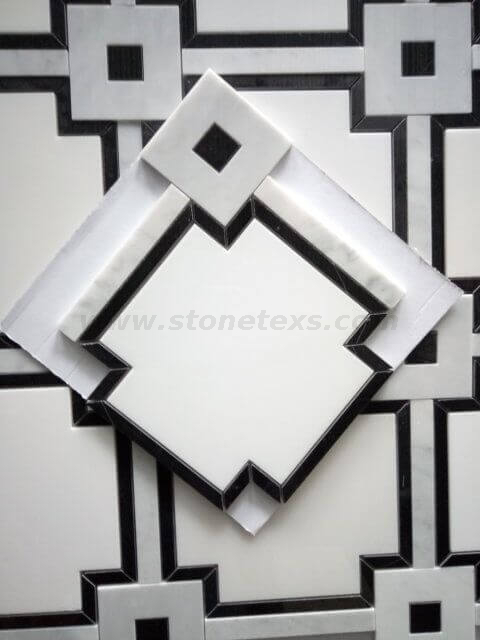 New Design Pure White Marble Mosaic