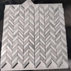 Bardiglio Thassos Mini Chevron Marble Mosaic Wall Tile
